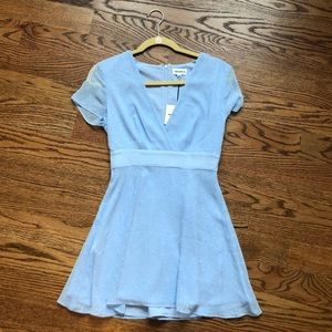 Super down mini dress